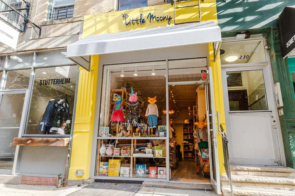 Little Moony, Children's store.
